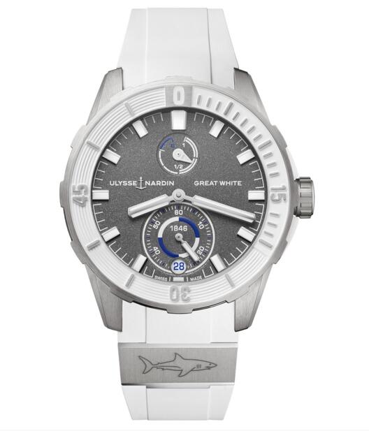Cheap Ulysse Nardin Diver Chronometer Great White Limited Edition 1183-170LE-3/90-GW watch Review